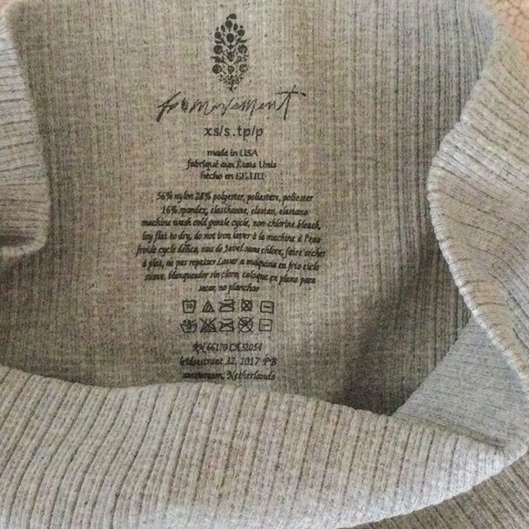 FREE PEOPLE Good Karma HIGH RISE 7/8 leggings - Heather Olive - XS/S - NWT - Picture 5 of 7